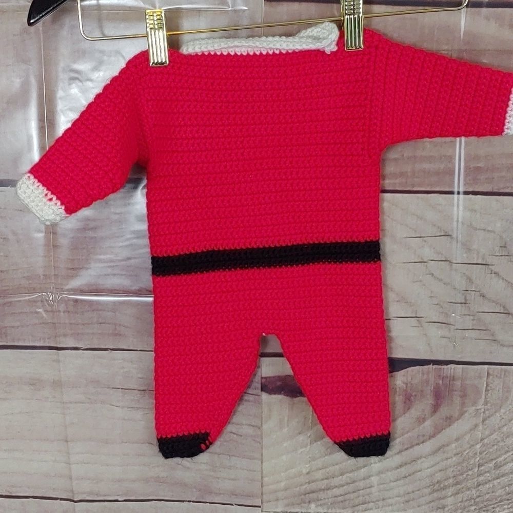 Hand made Santa Outfit newborn - Picture 5 of 6